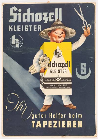 Plakat Sichozell Kleister