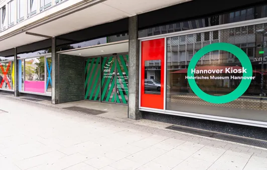 Hannover Kiosk von der Karmarschstraße aus gesehen