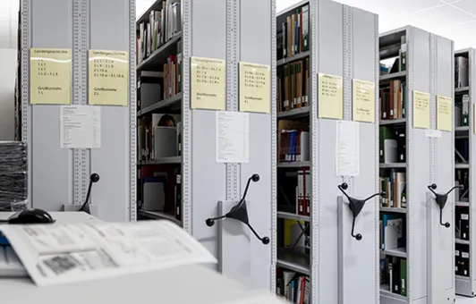 Bibliothek im Sammlungszentrum