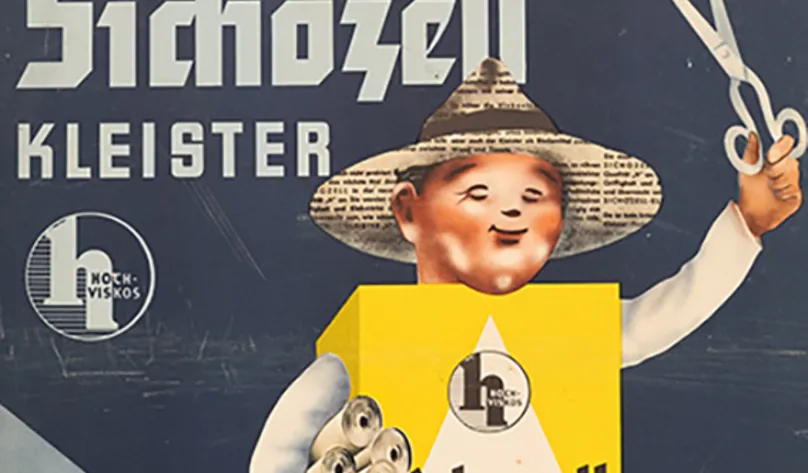 Plakat Sichozell Kleister (Ausschnitt)