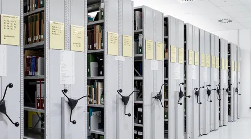 Bibliothek im Sammlungszentrum