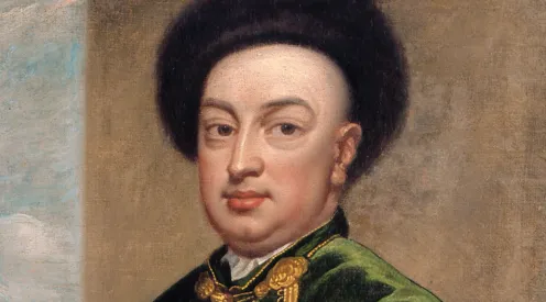 Porträt Ludwig Maximilian Mehmet von Königstreu, Kammerdiener Georgs I. 